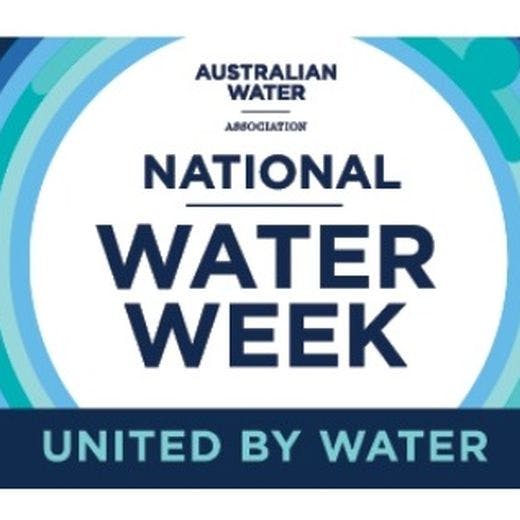 National water week banner image - United by water.