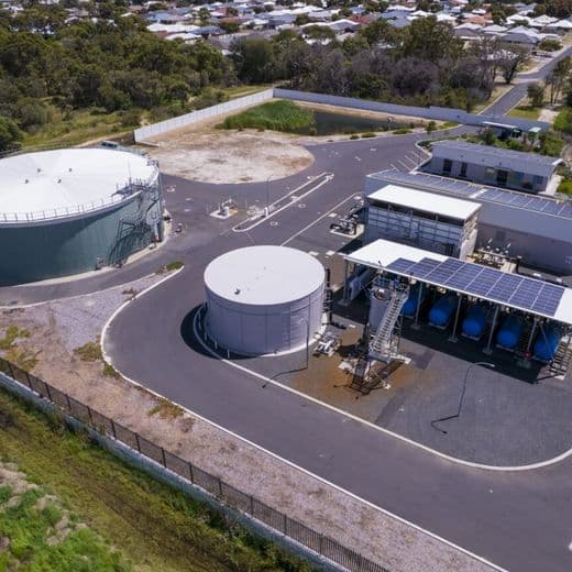 Water treatment plant.